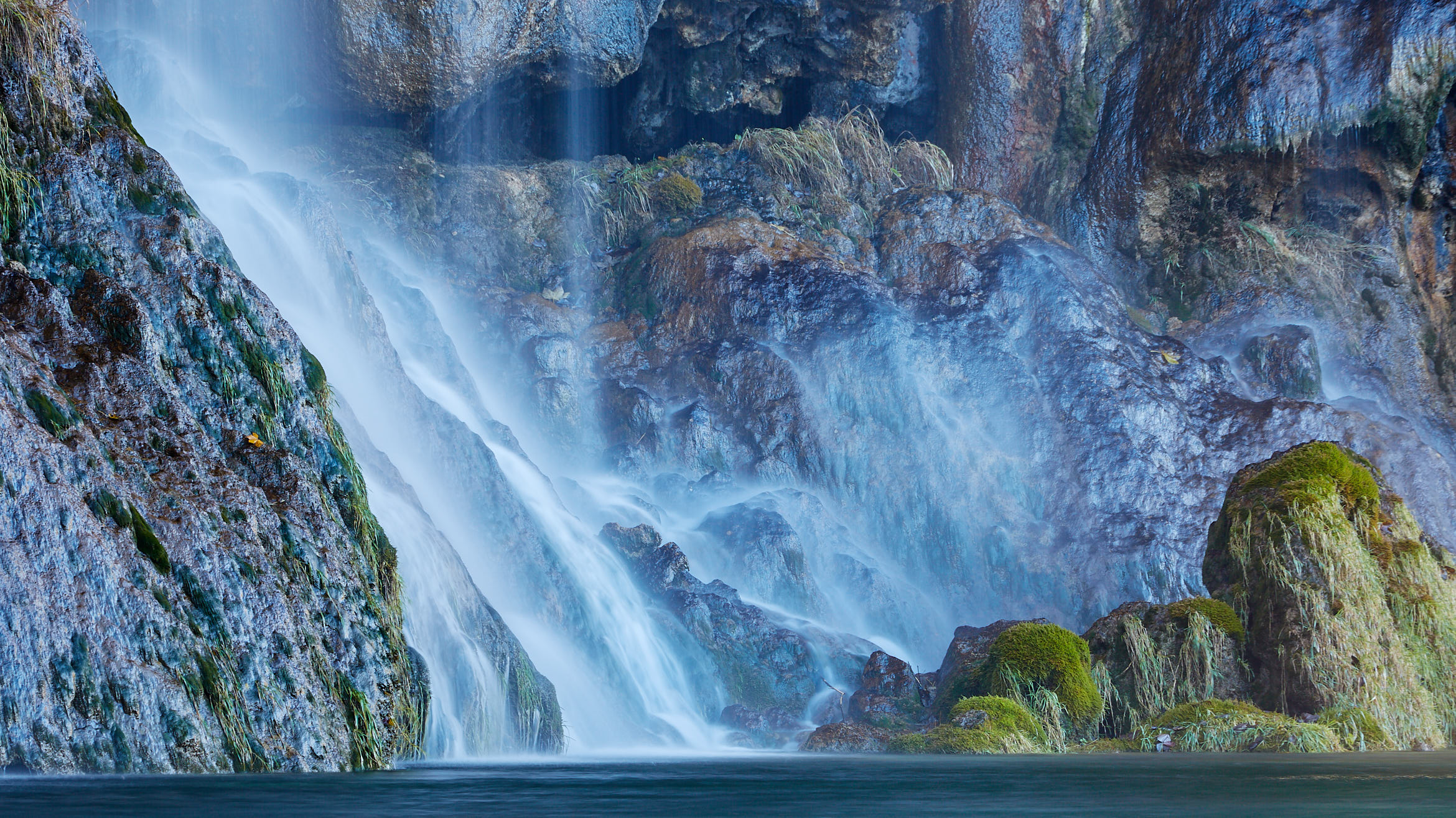 Bottom of the waterfall / High Stone Gallery / © Ian Daisley